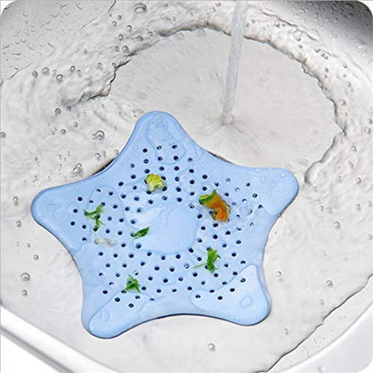 Silicone Star Sink Drain Protector - Kitchen & Bathroom (G)