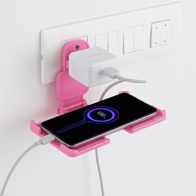 Mobile Holder With 3-Pin Socket – Premium Charging Stand