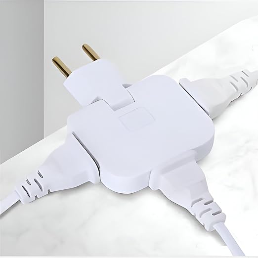 Smart 3-in-1 Rotatable Plug Adapter – Space Saving Design
