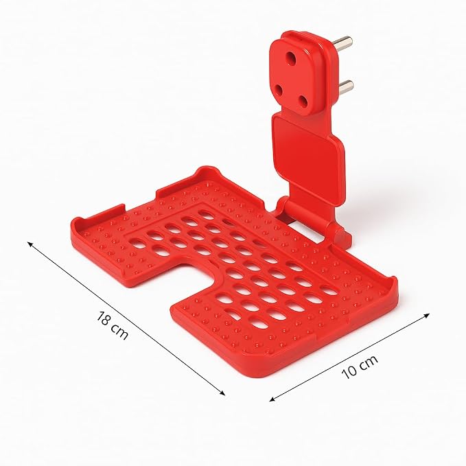 Mobile Holder With 3-Pin Socket – Premium Charging Stand