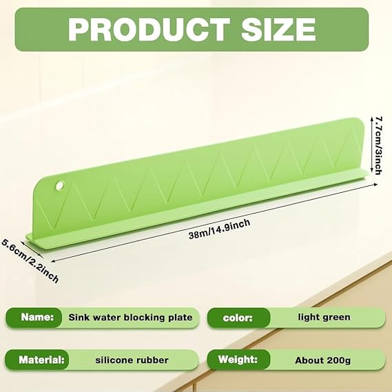 Silicone Sink Splash Guard with Strong Suction Base