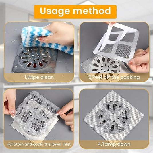 Hair Catcher Drain Sticker - Multipurpose