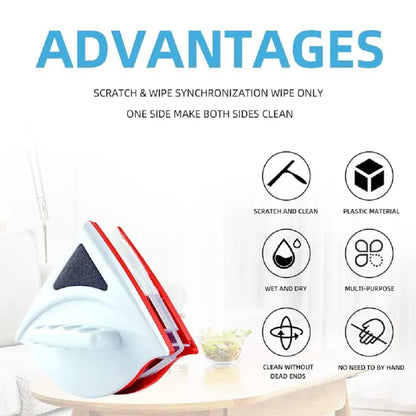 Magnetic Double-Sided Window Cleaner - Premium Quality