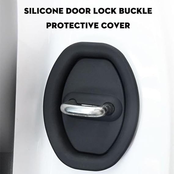 Premium Silicone Car Door Latch Protector Covers