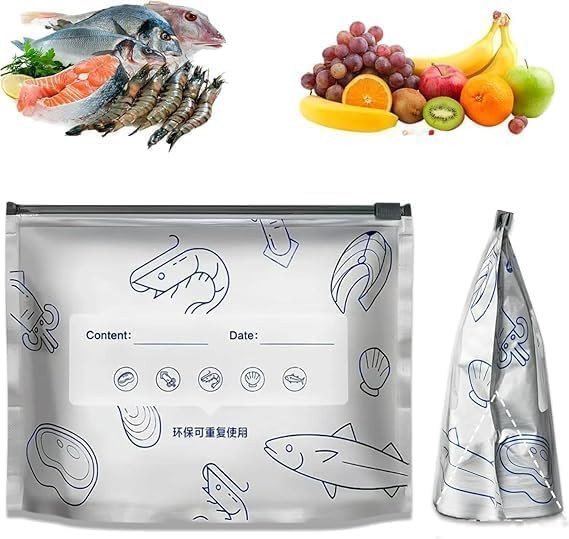 Reusable Aluminum Foil Begs - Safe Food Storage