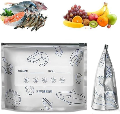 Reusable Aluminum Foil Begs - Safe Food Storage