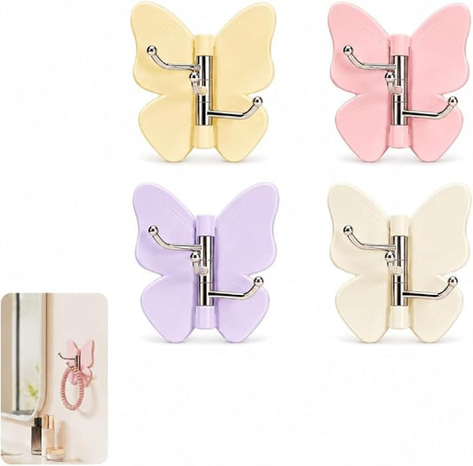 Premium Butterfly Adhesive Wall Hooks -180°Rotating