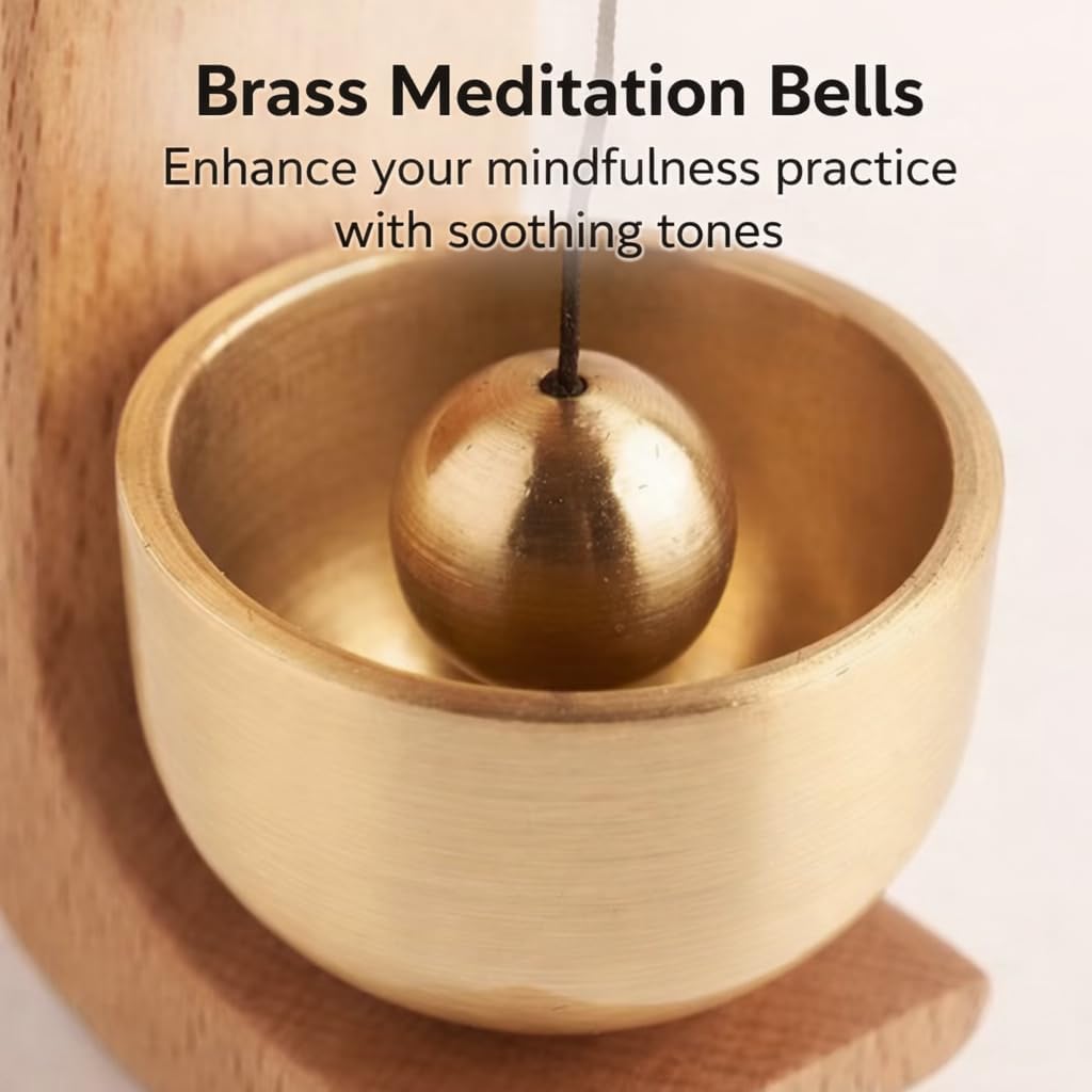 Wooden Frame Hanging Bell – Soothing Sound