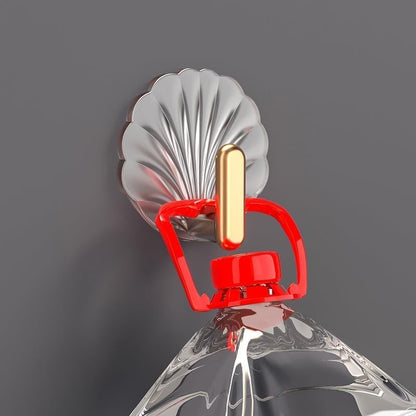 Self Adhesive Seashell Wall Hooks - No Drill Magic