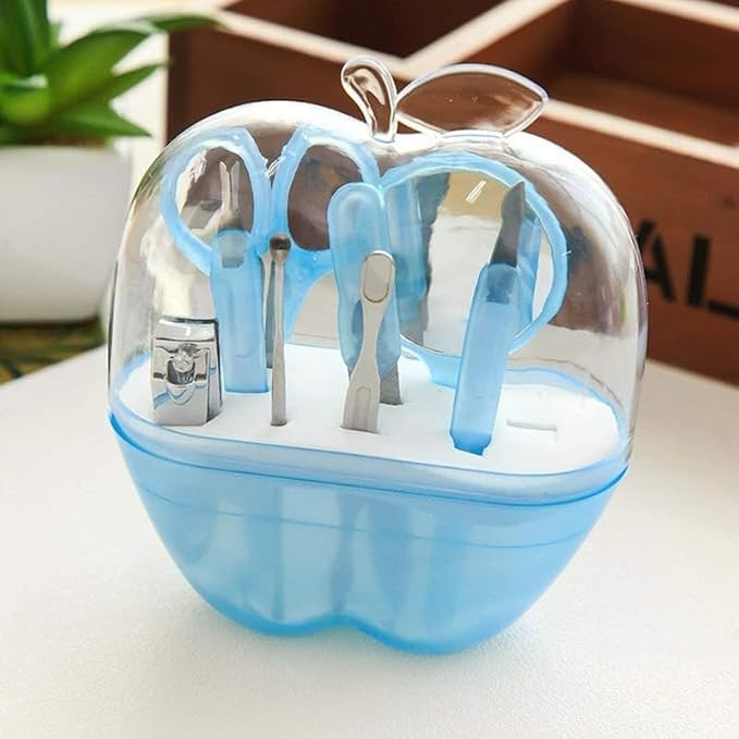 8-in-1 Apple Shape Manicure Set for Men & Women - Complete  Kit