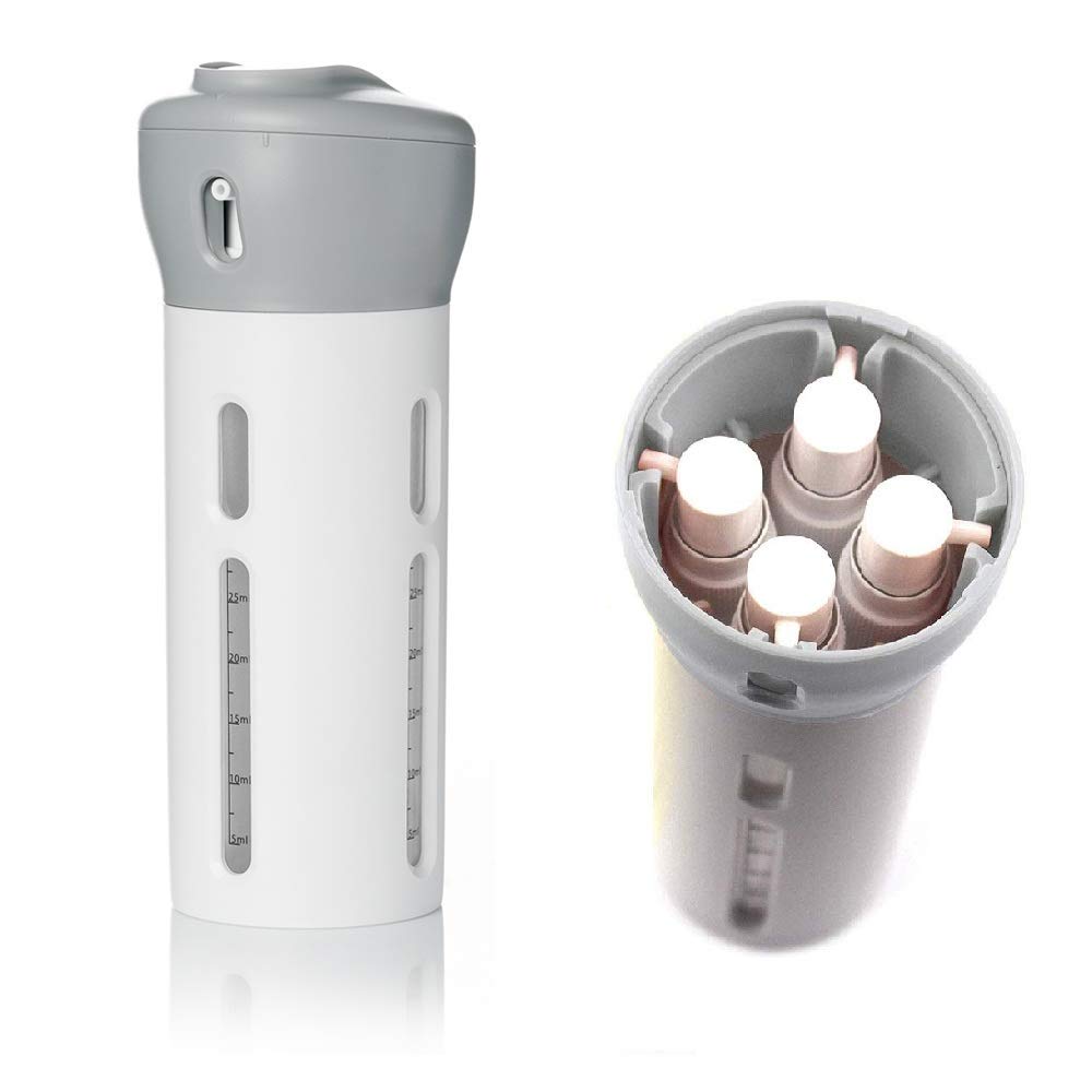 4-in-1 Refillable Travel Dispenser Bottle | Leak Proof