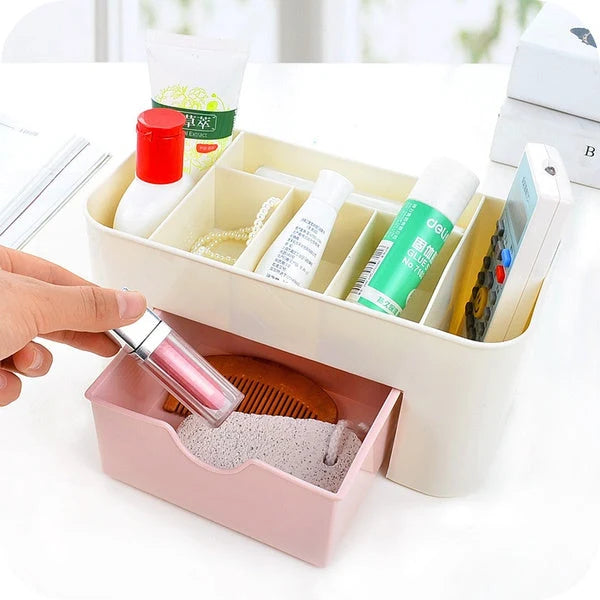 Makeup Organizer Multi-Compartment Storage Box