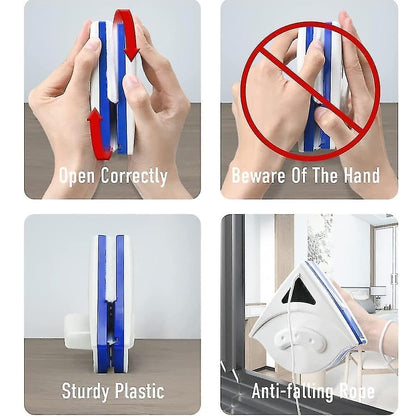 Magnetic Double-Sided Window Cleaner - Premium Quality