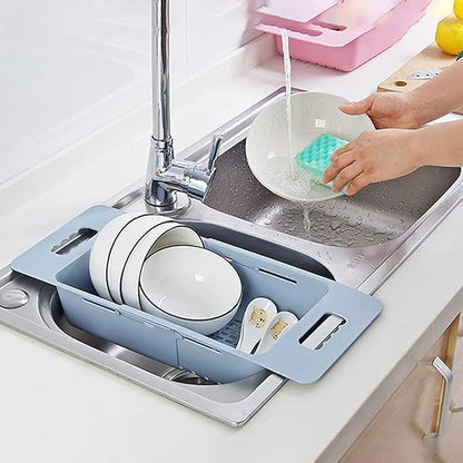 Adjustable Over The Sink Drain Basket - Premium Quality