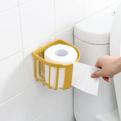 Self Adhesive Toilet Paper Holder Bathroom Organizer
