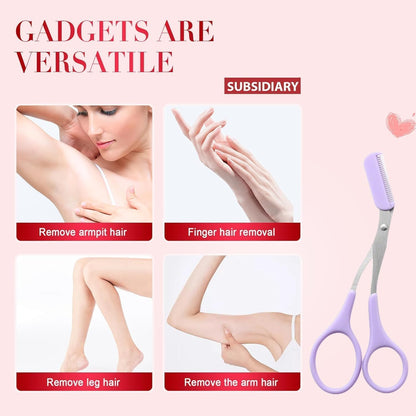 Multi-Purpose Eyebrow Trimming & Grooming Scissors (G)