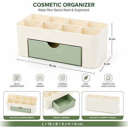 Makeup Organizer Multi-Compartment Storage Box