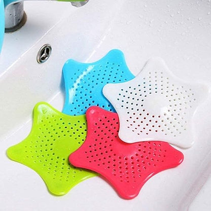 Silicone Star Sink Drain Protector - Kitchen & Bathroom (G)