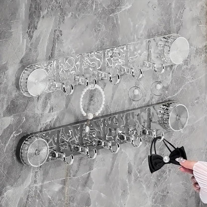 Crystal Adhesive Wall Hook Rack (Premium)
