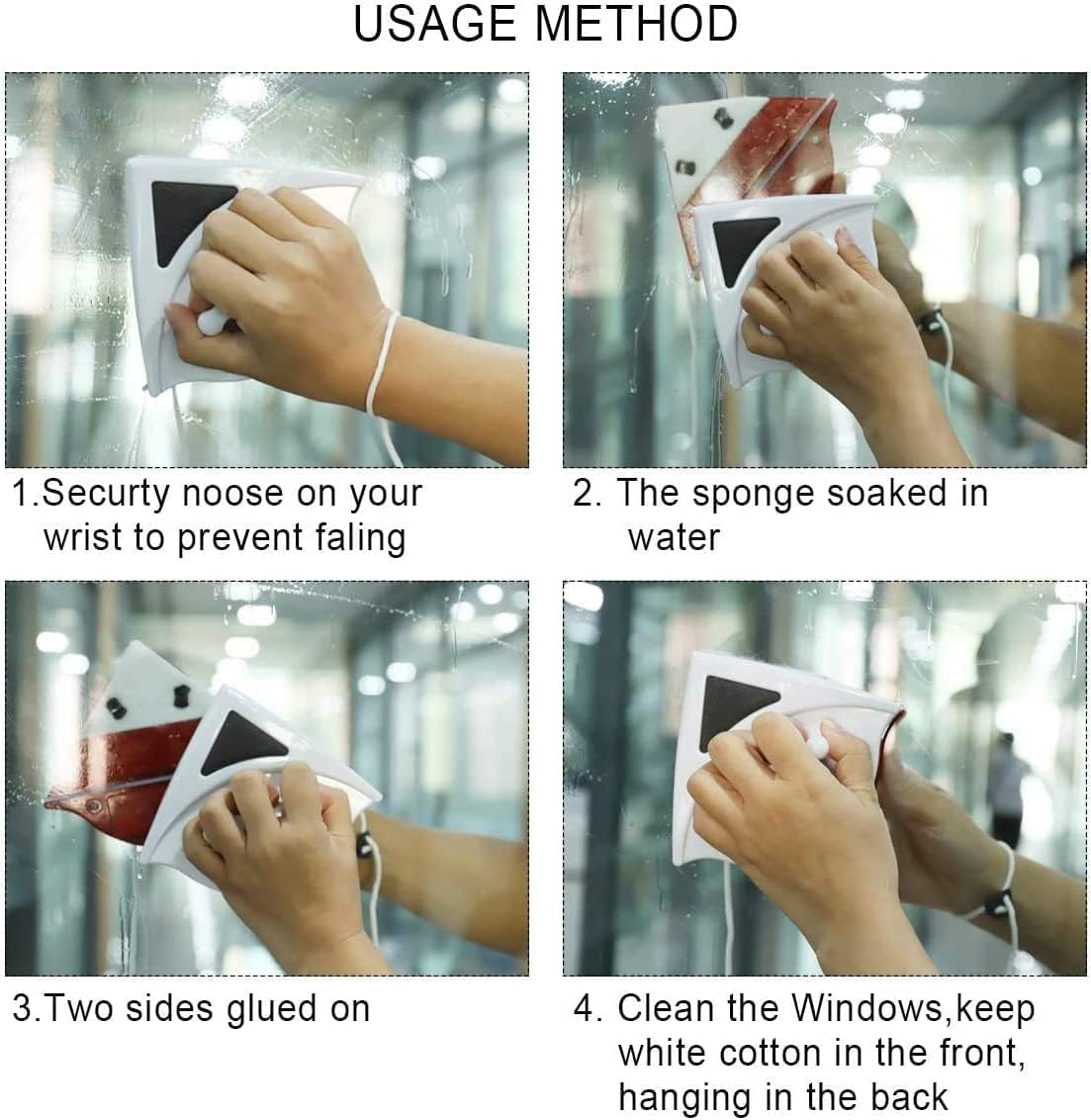 Magnetic Double-Sided Window Cleaner - Premium Quality