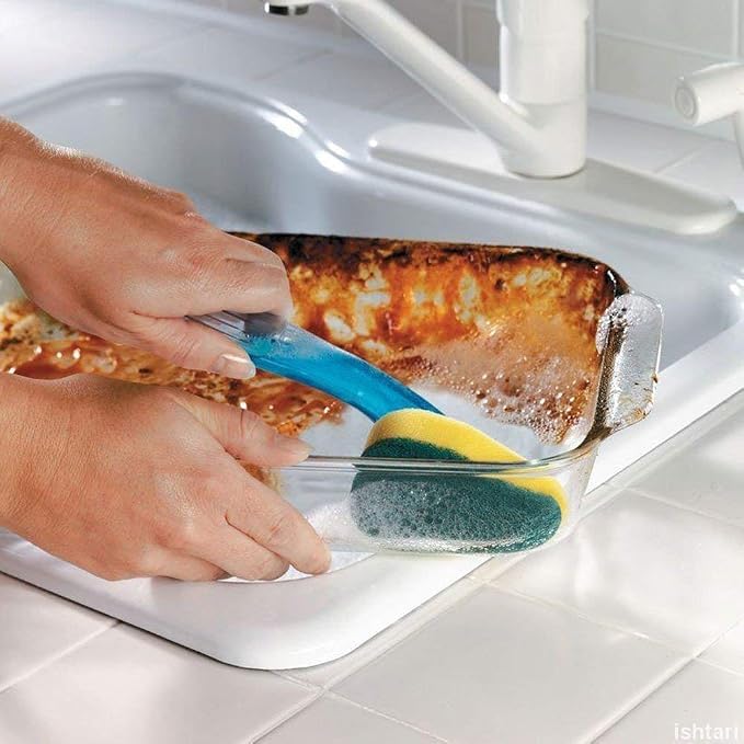 Heavy Duty Soap Dispensing Brush  – Easy Kitchen Cleaning