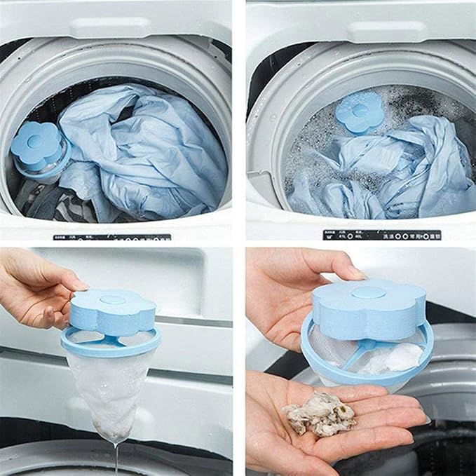 Washing Machine Floating Hair Lint Catcher - Mesh Filter (G)