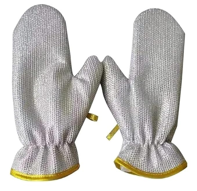 Kitchen Dish Cleaning Scrubber Gloves - Heavy Duty