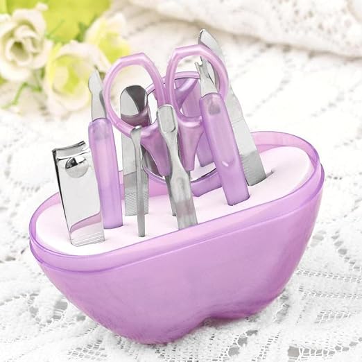 8-in-1 Apple Shape Manicure Set for Men & Women - Complete  Kit