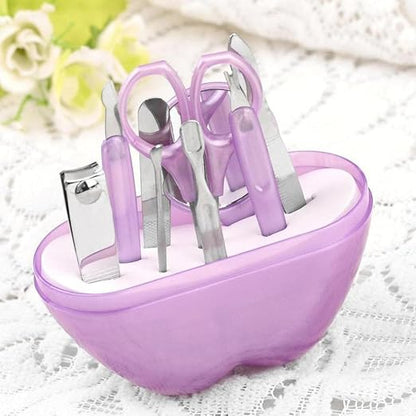 8-in-1 Apple Shape Manicure Set for Men & Women - Complete  Kit