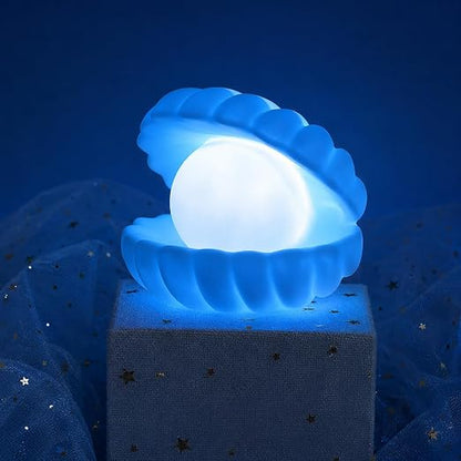 Pearl Shell Night Lamp – Enchanting Ocean Decor Light