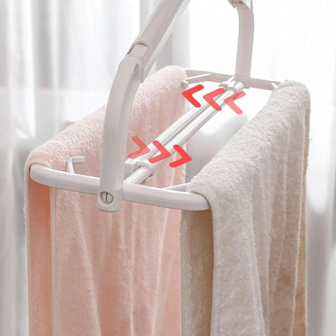Multi-Purpose Extendable Clothes Hanger for Travel & Home