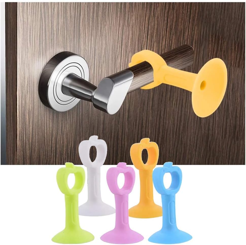 Silicone Door Stopper & Wall Protector (Safe)