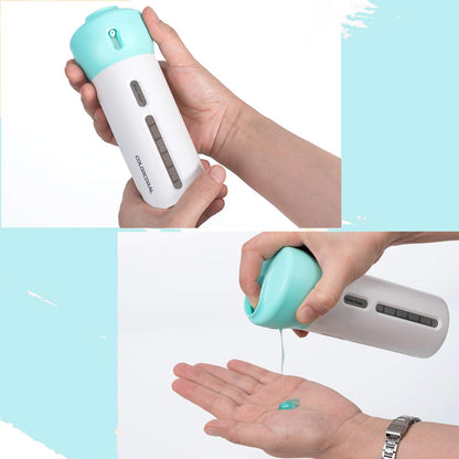 4-in-1 Refillable Travel Dispenser Bottle | Leak Proof
