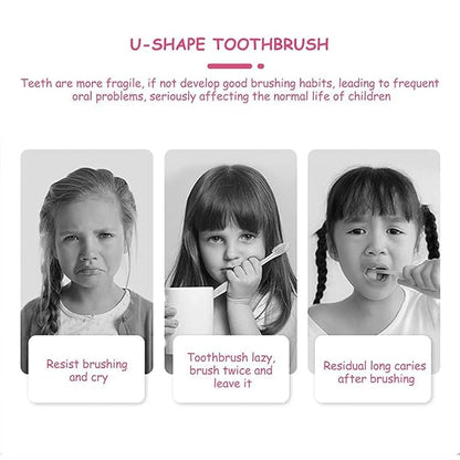 U-Shaped Kids Toothbrush - Daily Dental Care