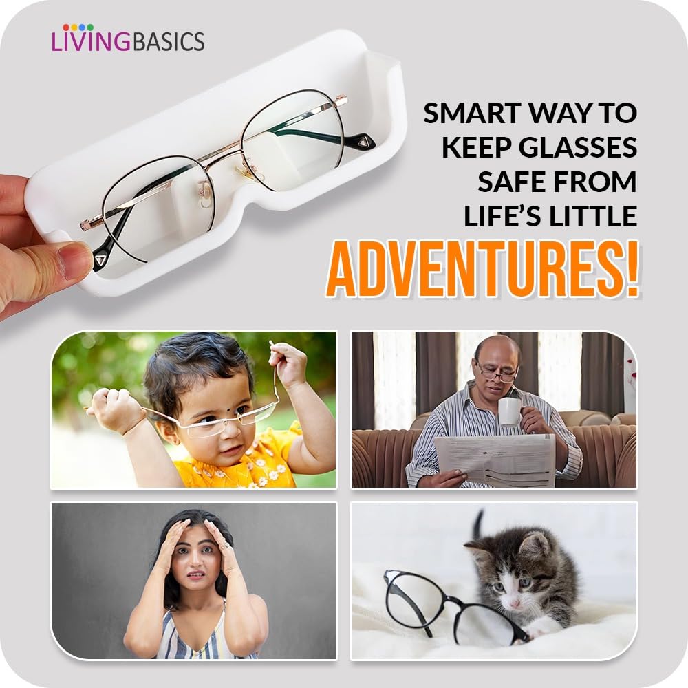 Wall Mounted Specs Holder | Adhesive Glasses Stand