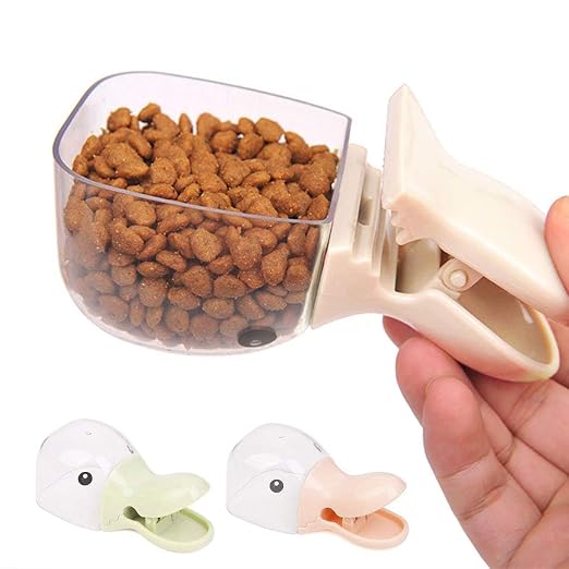 Smart Pet Food Scoop & Freshness Sealing Clip
