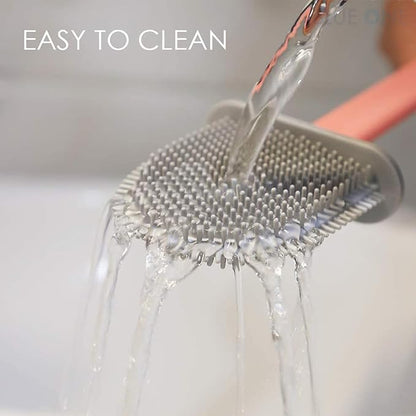 Silicone Toilet Brush for Hygienic Bathroom Cleaning