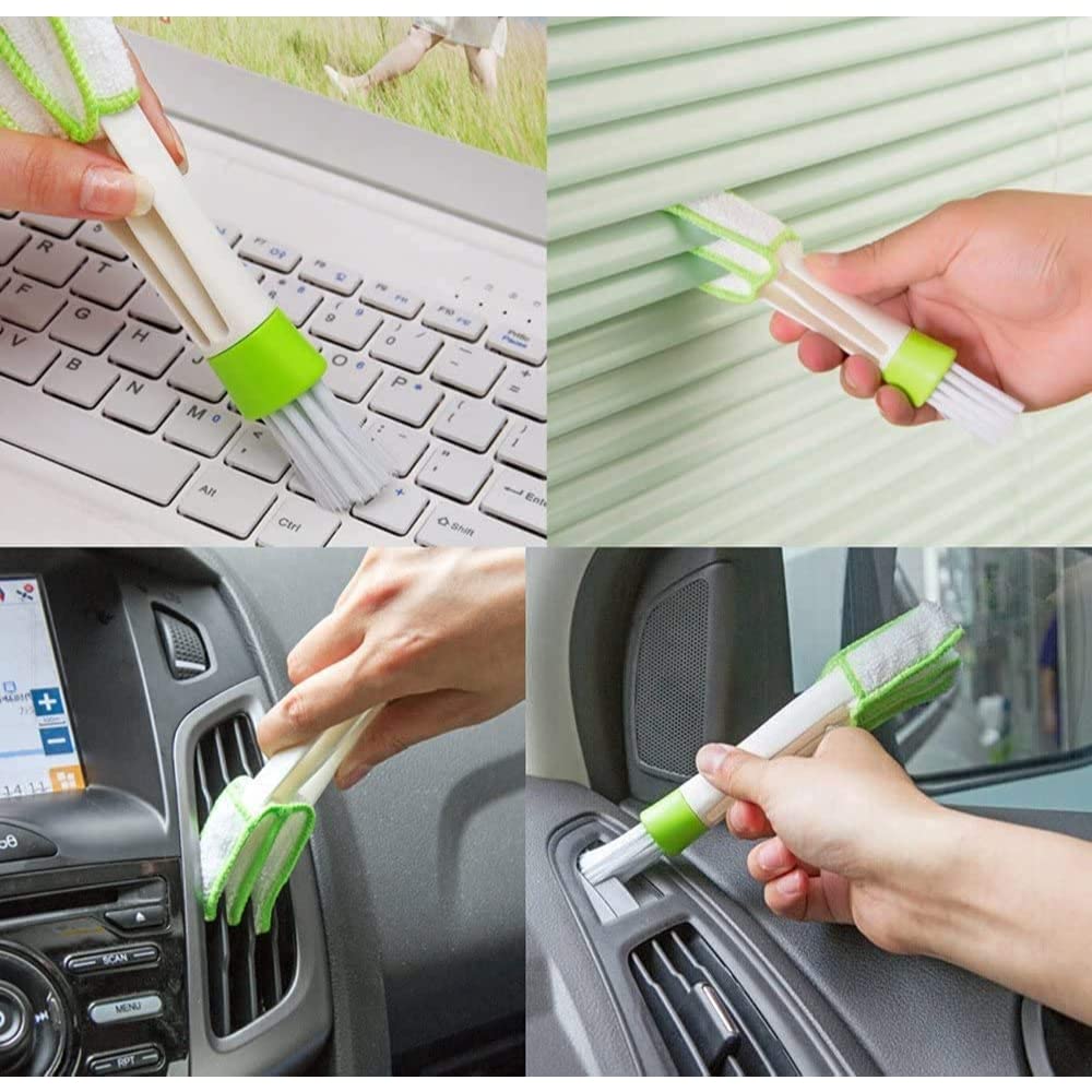 Multipurpose Microfiber Double-Sided Cleaning Brush