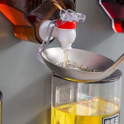 Smart Press Oil & Sauce Dispenser - Wall Mounted Storage