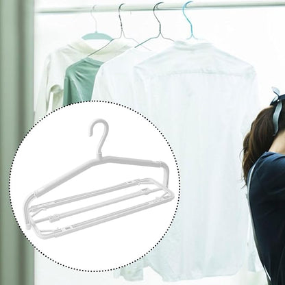 Multi-Purpose Extendable Clothes Hanger for Travel & Home