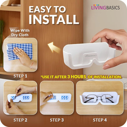 Wall Mounted Specs Holder | Adhesive Glasses Stand