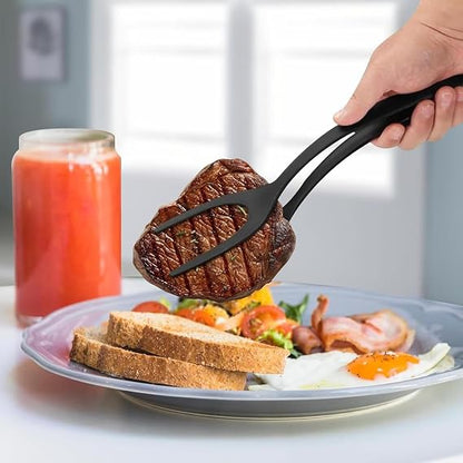 Non Stick Silicone 2 In 1 Grip and Flip Kitchen Spatula (G)