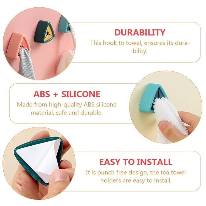 Smart Push Grip Towel Holder for Kitchen & Bathroom (G)