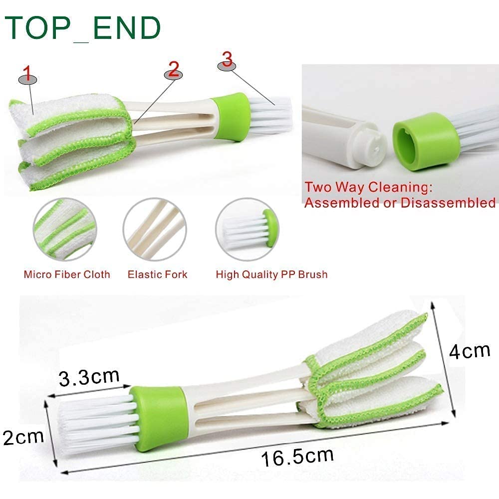 Multipurpose Microfiber Double-Sided Cleaning Brush