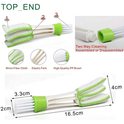 Multipurpose Microfiber Double-Sided Cleaning Brush
