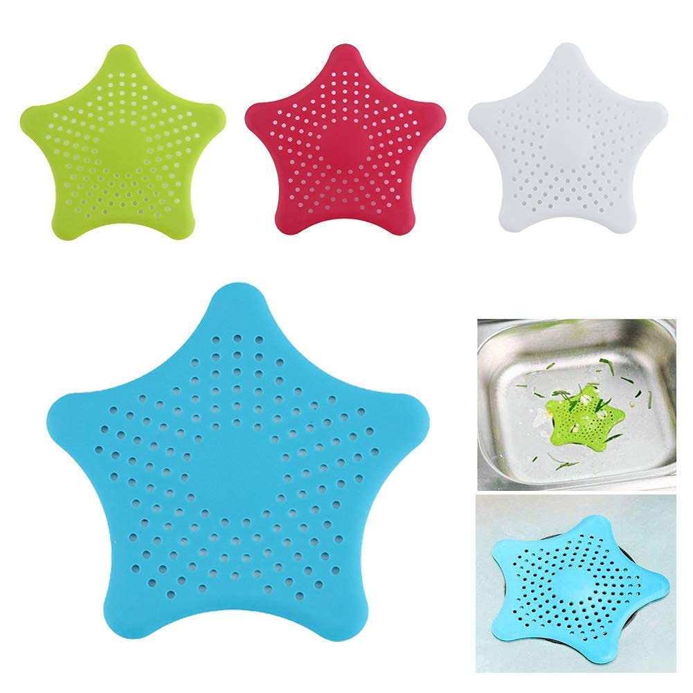 Silicone Star Sink Drain Protector - Kitchen & Bathroom (G)
