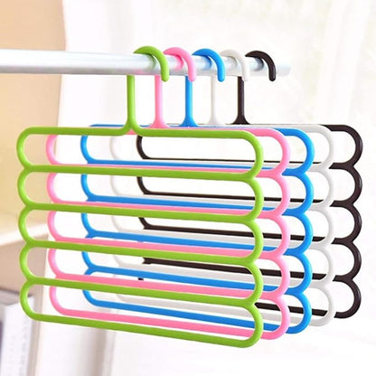 Multi-Purpose Hanger – 5-Layer Closet Organizer