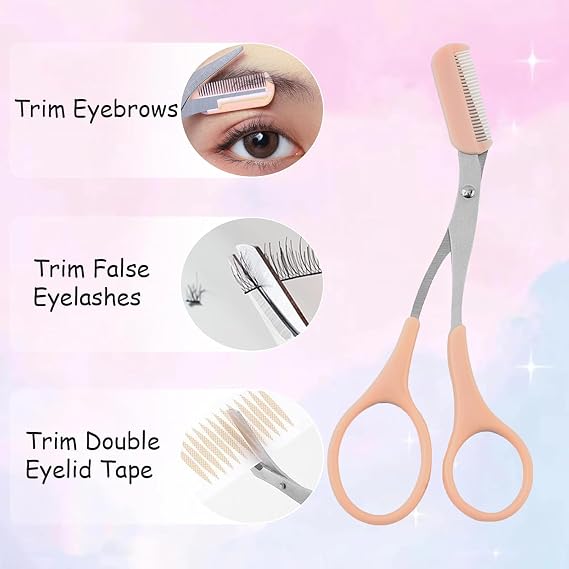 Multi-Purpose Eyebrow Trimming & Grooming Scissors (G)