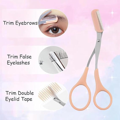 Multi-Purpose Eyebrow Trimming & Grooming Scissors (G)