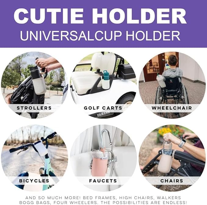 Cartoon Bike Water Cup Holder for Kids – Cute Bicycle Bottle Holder
